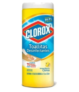 toallitas desinfectantes clorox - productos para desinfectar el hogar