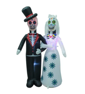 Inflable de Pareja De Calaveras - inflables de halloween