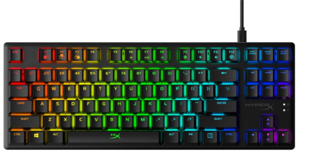 HyperX Alloy Origins Core Aqua - mejores teclados gamer