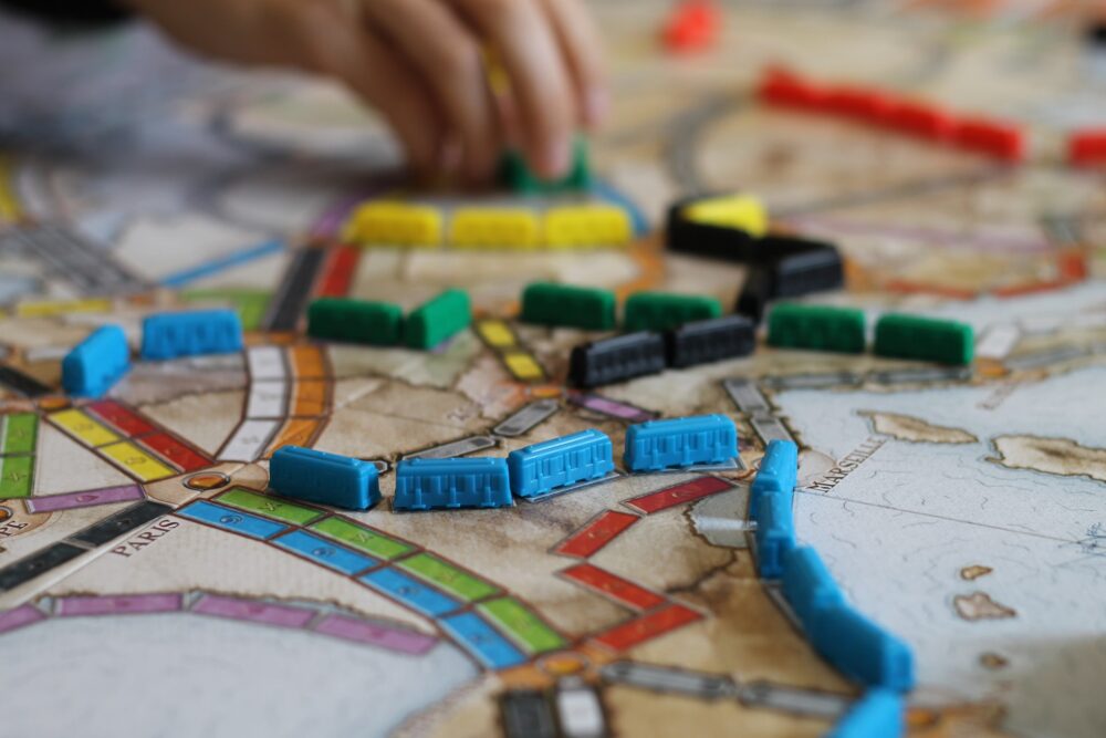 mejores juegos de mesa para fiestas, ticket to ride